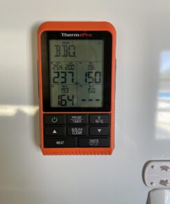 ThermoPro TP829 Wireless LCD Meat Thermometer for Grilling and Smoking, 1000FT Grill Thermometer for Outside Grill with 4 Meat Probes, BBQ Thermometer for Smoker Oven Cooking Beef Turkey Four Probes 34 61PqpeucXZL