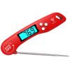 DOQAUS Digital Meat Thermometer, Instant Read Food Thermometer for Cooking, Kitchen Probe with Backlit & Reversible Display, Cooking Temperature Turkey Grill BBQ Candy Light Red 4.6'' Probe 36 61PrtmadiJL 1