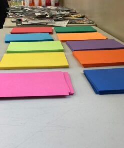 Pacon Card Stock, Colorful Jumbo Assortment, 10 Colors, 8-1/2" x 11", 250 Sheets Assorted 20 61Pu27cgiOL