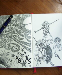 Moleskine Art Sketchbook, Hard Cover, Large (5" x 8.25") Plain/Blank, Scarlet Red, 104 Pages 14 61PuA70W2YL