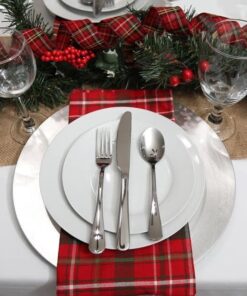 HIWARE 24-Piece Forks Silverware Set, Food-Grade Stainless Steel Dinner Forks Set, Dishwasher Safe, 8 Inches 30 61Pw6Yro14L