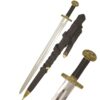 Medieval Warrior 9th Century Viking Handmade Handforged Heavy Duty Real Sword Comes with Scabbard BK-217 32 61PxDVONsL