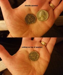 Beverly Oaks Metal Pirate Coins - Gold and Silver Spanish Doubloon Replicas - Fantasy Metal Coin Pirate Treasure (30-Coins) 30-Coins 43 61Py6UYoFRL