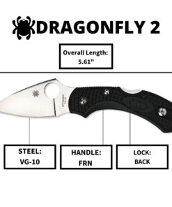 Spyderco PlainEdge Black 27 61Q MQFRjL