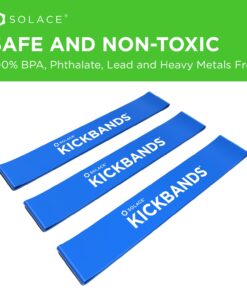 KICK BANDS Chair Bands for Kids with Fidgety Feet - Fidget Chair Bands for Kids 12-Pack - Kickbands ADHD Band for Classroom Chairs & Desks - Solace Sensory Kickband (BLUE) 12-Pack (BLUE) 9 61Q r3EWV6L