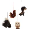 Kurt Adler Buri Woodland Animal Vinyl Christmas Ornaments 4 Assorted 63 61Q01KdwBaL