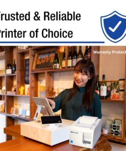 Star Micronics TSP143IIILAN Ethernet (LAN) Thermal Receipt Printer with Auto-Cutter and Internal Power Supply - Gray Ethernet (LAN) 16 61Q1kf69 6L