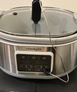 Crockpot™ 7-Quart Cook & Carry™ Slow Cooker with Sous Vide,Programmable, Stainless Steel 50 61Q1vNFAKOL