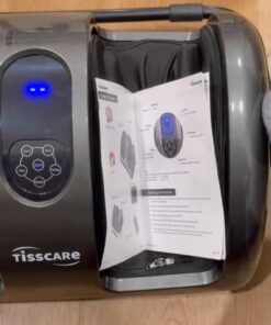 TISSCARE Shiatsu Massage Foot Massager Machine - Improves Blood Flow Circulation, Deep Kneading & Tissue with Heat/Remote, Neuropathy, Plantar Fasciitis, Diabetics, Pain Relief Upgrade Gray 35 61Q2InaWczL