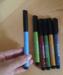 Faber-Castell Faber-Castel Faber-Castell FC167105 Pitt Artist Color Brush Wallet Set (6 Pack), Landscape, Assorted Pitt Artist Brush Pen Wallets - Landscape Set 20 61Q2LURTVrL