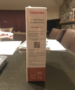 Toshiba Canvio Flex 4TB Portable External Hard Drive USB-C USB 3.0, Silver for PC, Mac, & Tablet - HDTX140XSCCA USB-C & USB 3.0 23 61Q2p 1scjL