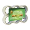 Duck Brand Standard Packaging Tape Refill, 6 Rolls, 1.88 Inch x 54.6 Yard, Clear (240053) 6 Rolls, 54.6 Yds Each 1.8 mils thick 21 61Q3oo62KsL