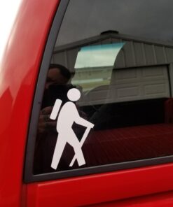 Bluegrass Decals D1056 Hiker Hiking Camper Camping Decal Sticker 7 61Q41M05kEL