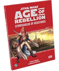 Star Wars Age of Rebellion Strongholds of Resistance SOURCEBOOK - Roleplaying Game, Strategy Game For Kids and Adults, Ages 10+, 2-8 Players, 1 Hour Playtime, Made by EDGE Studio