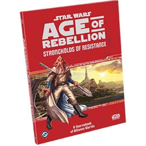 Star Wars Age of Rebellion Strongholds of Resistance SOURCEBOOK - Roleplaying Game, Strategy Game For Kids and Adults, Ages 10+, 2-8 Players, 1 Hour Playtime, Made by EDGE Studio