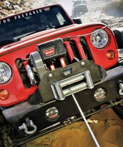 WARN 38631 M8274-50 Electric 12V Winch with Steel Cable Wire Rope: 5/16" Diameter x 150' Length, 4 Ton (8,000 lb) Pulling Capacity 7 61Q9AQXzxkL