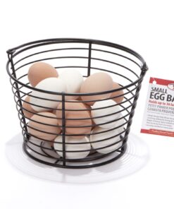Little Giant® Small Egg Basket | Basket for Carrying and Collecting Chicken Eggs | Wire Egg Basket | Egg Collecting Basket 15 61QADZZZUWL