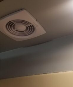 Hon&Guan 6'' Home Ventilation Fan Bathroom Garage Exhaust Fan Ceiling and Wall Mount Exhaust Fan for Kitchen/Bathroom, Super Silent, Strong Exhaust (High CFM) 150D HGA-D 15 61QAPcqRi2L