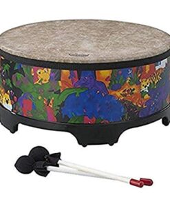Remo KD-5816-01 Kids Percussion Gathering Drum - Fabric Rain Forest, 16" Gathering Drum (16")