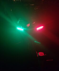 Propel Paddle Gear Led Flex Light Navigation Kit for Kayak & Boats | 2 Bright LED Light Strips | Mounting Track & Stainless Steel Hardware Included | Bright & Durable | Red & Green Lighting 21 61QDWqbaTCL