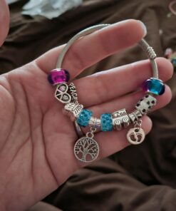 klmars Charm Bracelet Making Kit,Jewelry Making Supplies Beads,Unicorn/Mermaid Crafts Gifts Set for Girls Teens Age 5-12 56 61QDyNMeL1L