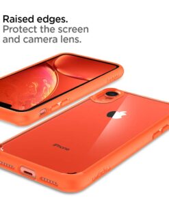 Spigen Ultra Hybrid iPhone XR Case (2018) - Coral, Polycarbonate Protection 31 61QE5J8V1WL