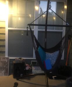 Hanging Chair/Hammock Chair Swivel Hook Snap - 500 LB Capacity - Outdoor/Indoor (500 LB Weight Limit) by Impresa 500 LB WEIGHT LIMIT 30 61QESMrpCvL