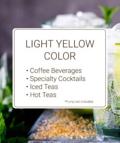 Monin - Pure Cane Syrup, Pure and Sweet, Great for Coffee, Tea, and Specialty Cocktails, Gluten-Free, Non-GMO (1 Liter, 4-Pack) 10 61QEp0Cq8aL