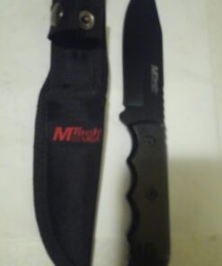 MTech USA MT-20-35 Series Fixed Blade Knife, Black Drop Point Blade, Plastic Handle, 8-Inch Overall 39 61QGOrvOCGL