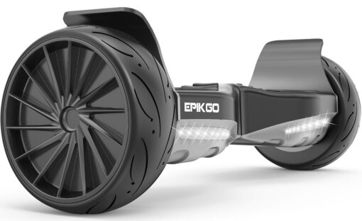 EPIKGO Sport Balance Board Self Balance Scooter Hover Self-Balancing Board - UL2272 Certified, All-Terrain 8.5” Racing Wheels, 400W Dual-Motor, LG Smart Battery, Hover Over Tough Road Condition Space Grey