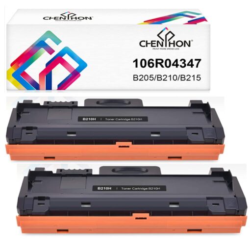 CHENPHON Compatible Xerox B205 B210 B215 106R04347 106R04346 Toner Cartridge Replacement for Xerox B205 B210 B215 B210DNI B205NI B215DNI Printer Toner (High Yield 3,000 Pages, Black 2-Pack) Black-2