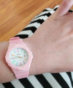 Casio Women's LRW-200H-2BVCF Stainless Steel Watch Resin Band Pink 28 61QLYBtxxWL
