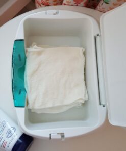 babygoal Baby Cloth Wipes 12 Pack, Washable Reusable Rayon from Bamboo Small Saliva Towels for Newborns, Ultra-Soft Cloth Face Wipes Beige 4.92x4.92 Inch (Pack of 12) 32 61QLlYAeRrL