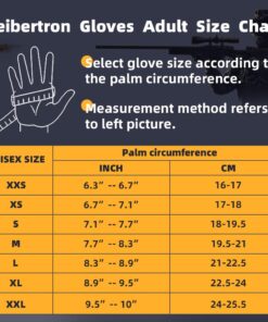 Alternative view of Seibertron Adult Or Youth S.O.L.A.G Sports Outdoor Water Resistant Full Finger Touchscreen Gloves Medium