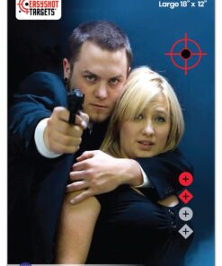 12" X 18" Hostage Targets for Shooting Featuring Photo-Realistic Designs | Bad Guy Paper Targets | Ideal for Law Enforcement Training 40 Pack Hostage 10 Of Each 23 61QMz rkVTL