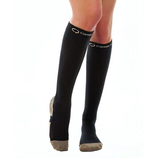 Copper Fit Energy Compression Knee High Socks Black Large/X-Large (Pack of 2)