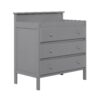 Dream On Me Mason Modern Changing Table with Free Changing Pad in Steel Grey, Three Spacious Drawers, Made of New Zealand Pinewood, Includes 1" Mattress Pad and Anti-Tipping Kit 37 61QNhtCx5yL
