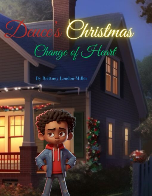 Deuce’s Christmas Change of Heart Paperback, Large Print