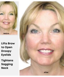 Bring It Up Instant Face Lift Tape Kit: 30-Day Supply, Transparent Neck & Eyebrow Lift Strips, Anti-Wrinkle Stickers 15 61QO3F167wL