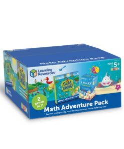 Alternative view of Learning Resources Math Adventure Pack, Sum Swamp & I Sea 10 Games, Stem Math Skills, Ages 5+