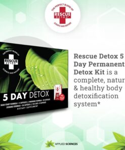 Rescue Detox 5 Day Permanent Detox Kit - 72ct Capsules | Comprehensive Full Body Cleanse with Bonus Instant ICE Caps 25 61QOJs03W2L