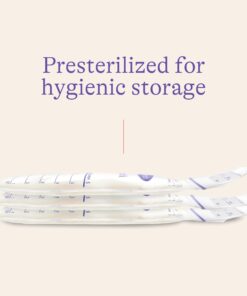 Lansinoh Breastmilk Storage Bags, 200 Count Value Pack, Easy to Use Milk Storage Bags for Breastfeeding, Presterilized, Hygienically Doubled-Sealed, for Refrigeration and Freezing, 6 Ounce 200.0 21 61QPUhYV5L
