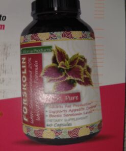 100% Forskolin Supplement - Pure Forskolin Extract Supplement with Potent Coleus Forskohlii 500 mg for Enhanced Energy for Adults - Plant-Based Energy Supplements for Women and Men - 60 Capsules 34 61QPyoNEJvL