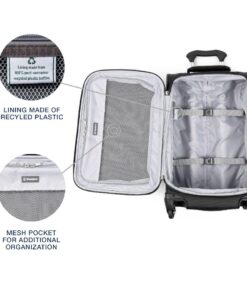 Travelpro Maxlite 5 Softside Expandable Luggage with 4 Spinner Wheels, Lightweight Suitcase, Men and Women, Black, Carry-On 21-Inch 40 61QQhOZ6erL