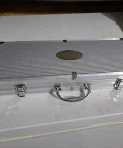 ROMANTICIST Complete Grill Accessories Kit - The Very Best Grill Gift on Birthday Wedding - Professional 21PC BBQ Accessories Set with Case for Outdoor Camping Grilling Smoking SILVER-1 38 61QS4xawd0L