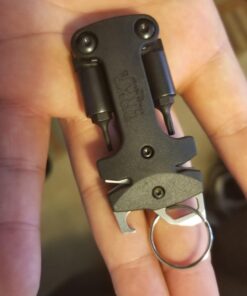 CRKT Knife Maintenance Tool: Tungsten Carbide Sharpener, Ceramic Sharpener Honing Edge, Torx Bits, Bottle Opener, Flat Screwdriver, Keychain Accessory, 9704 25 61QSNk3Z6jL