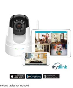 D-Link DCS-5222L HD Pan & Tilt Wi-Fi Camera (White) (Discontinued by Manufacturer) 15 61QSbDbqbcL