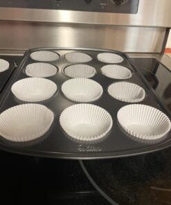 Green Direct Cupcake Liners - Standard Size Cupcake Wrappers to use for Pans or carrier or on stand - White Paper Baking Cups Pack of 500 36 61QSgGdq YL