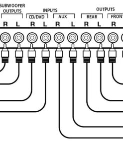 Planet Audio PEQ10 Car Audio Equalizer - 4 Band, Pre-Amp, Half Din, Subwoofer Output with Adjustable Filter, Fixed Bands, Remote Subwoofer Level Control, DPS Processor 4 Band EQ 16 61QTaow HgL