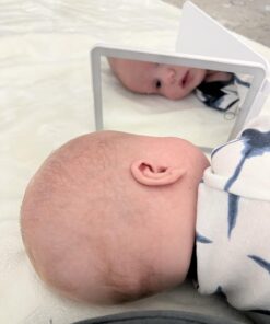 FUNTOUCH Rechargeable Travel Makeup Mirror with 72 Led Lights, Portable Lighted Beauty Mirror, 3 Color Lighting, Dimmable Touch Screen, Tabletop LED Folding Cosmetic Vanity Mirror White 35 61QUDs5v9sL